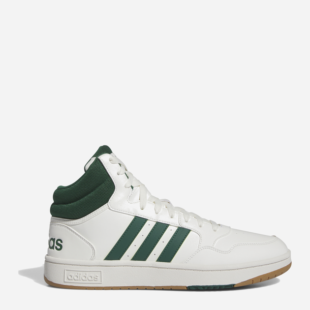 Sneakersy męskie na platformie wysokie Adidas Hoops 3.0 Mid IG5570 44.5 (UK 10) Białe (4066756001063) - obraz 1