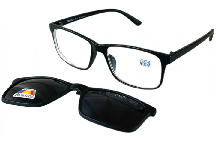 Очки с диоптрией с clip-on polarized babilon 2788 -1.5 – купить онлайн ...