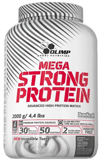 Protein Olimp Mega Strong Protein 2 kg Czekolada (5901330067112) - obraz 1