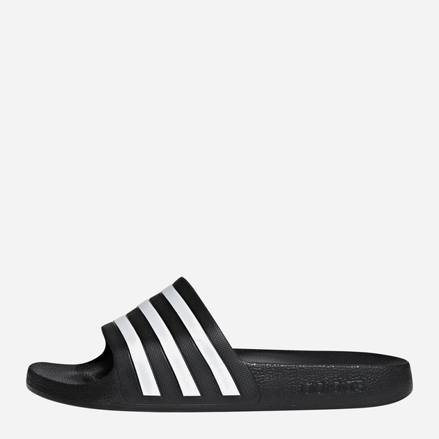 Чоловічі шльопанці для пляжу Adidas Adilette Aqua F35543 40.5 Чорні з білим (4060509396727) - зображення 3