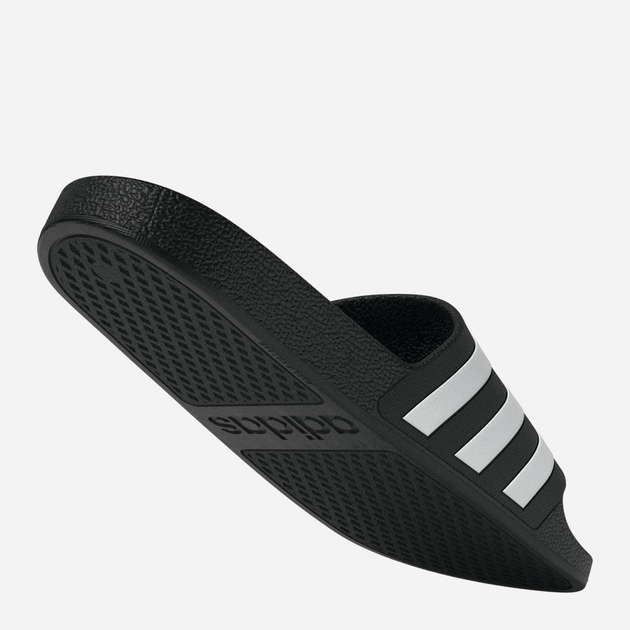 Чоловічі шльопанці для пляжу Adidas Adilette Aqua F35543 40.5 Чорні з білим (4060509396727) - зображення 9