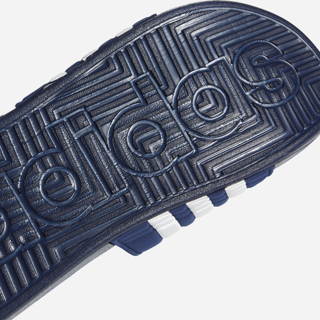 Чоловічі шльопанці для пляжу Adidas Adissage F35579 43 Темно-сині з білим (4060512030342) - зображення 14