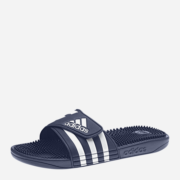 Klapki męskie basenowe Adidas Adissage F35579 47 Granatowe z białym (4060512030328) - obraz 4