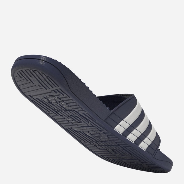 Чоловічі шльопанці для пляжу Adidas Adissage F35579 50 Темно-сині з білим (4062051396729) - зображення 8