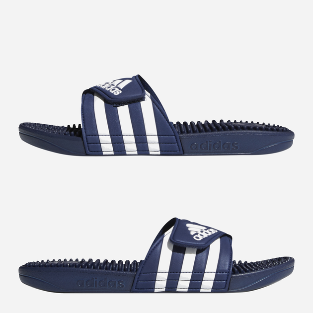 Чоловічі шльопанці для пляжу Adidas Adissage F35579 46 Темно-сині з білим (4060512030311) - зображення 18