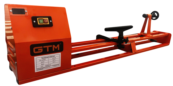 Токарный станок по дереву GTM TWL1000IA 0.37 кВт - изображение 3