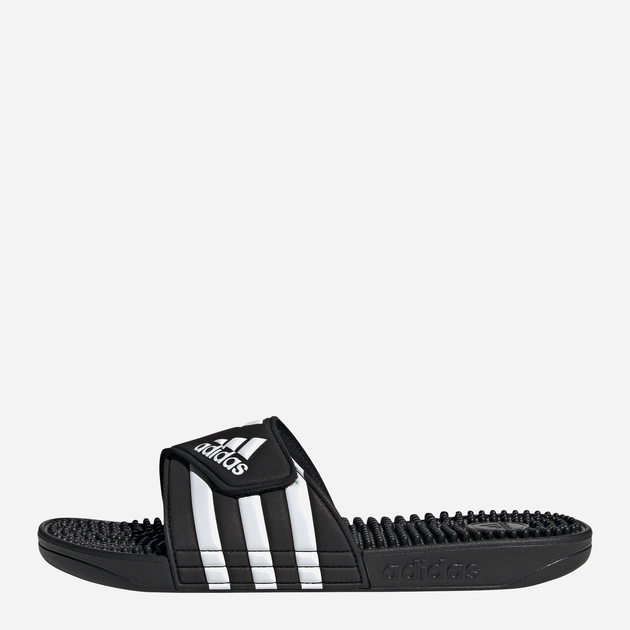 Чоловічі шльопанці для пляжу Adidas Adissage F35580 47 Чорні з білим (4060512030472) - зображення 3