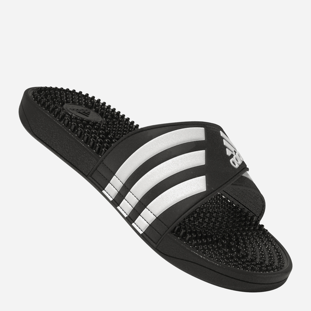 Klapki męskie basenowe Adidas Adissage F35580 48.5 Czarne z białym (4060512030410) - obraz 7