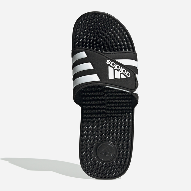 Чоловічі шльопанці для пляжу Adidas Adissage F35580 47 Чорні з білим (4060512030472) - зображення 11