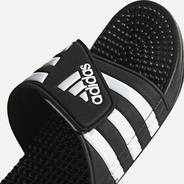 Чоловічі шльопанці для пляжу Adidas Adissage F35580 47 Чорні з білим (4060512030472) - зображення 13