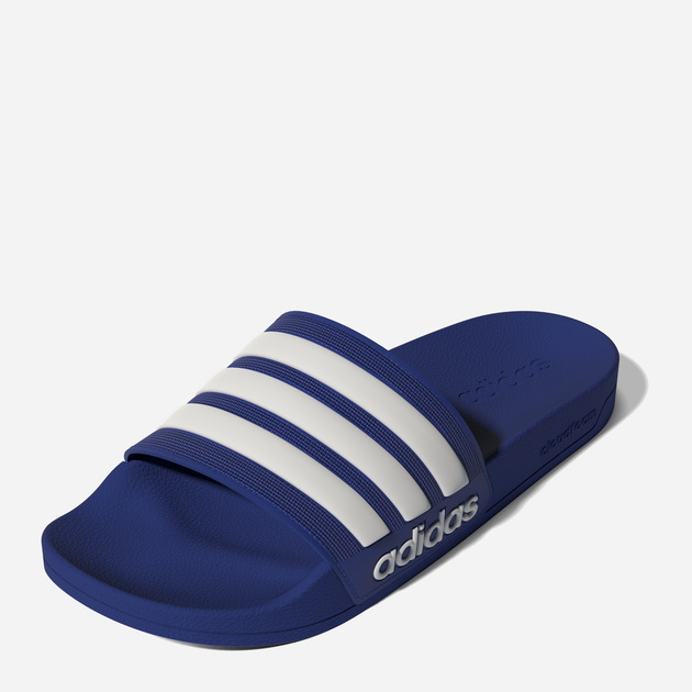 Жіночі шльопанці adidas Adilette Shower GW1048 37 Сині з білим (4065418277112) - зображення 5