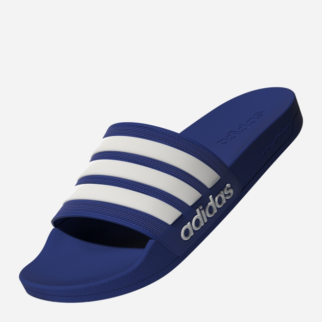 Жіночі шльопанці adidas Adilette Shower GW1048 39 Сині з білим (4065418273497) - зображення 7