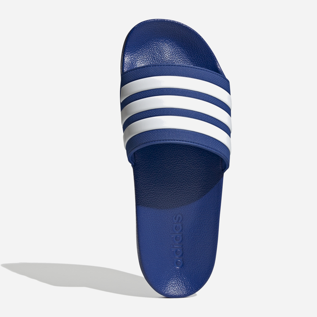 Чоловічі шльопанці для пляжу Adidas Adilette Shower GW1048 40.5 Сині з білим (4065418277174) - зображення 14
