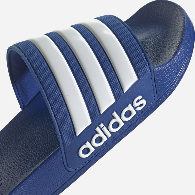 Чоловічі шльопанці для пляжу Adidas Adilette Shower GW1048 43 Сині з білим (4065418273466) - зображення 16
