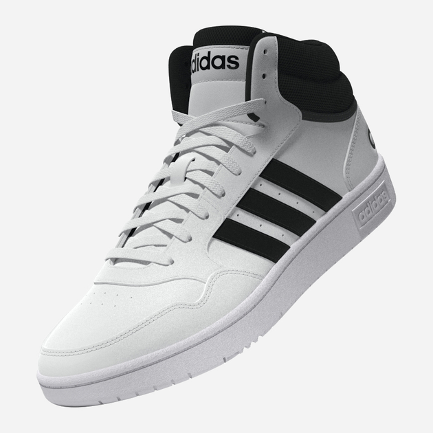 Trzewiki męskie adidas Hoops 3.0 Mid GW3019 40.5 Białe (4064053690461) - obraz 5