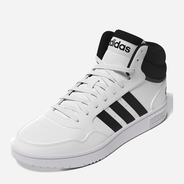 Trzewiki męskie adidas Hoops 3.0 Mid GW3019 48.5 Białe (4065426694994) - obraz 7