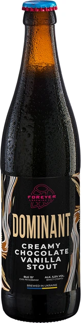 Упаковка пива Forever Dominant темне нефільтроване 5.5% 0.5 л х 12 шт (14820183002126) - зображення 2