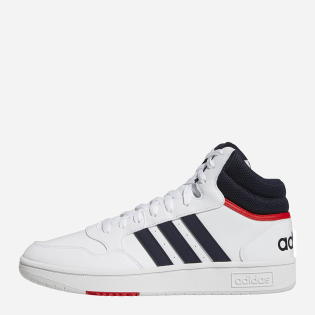 Trzewiki męskie adidas Hoops 3.0 Mid GY5543 42.5 Białe (4064053694230) - obraz 3