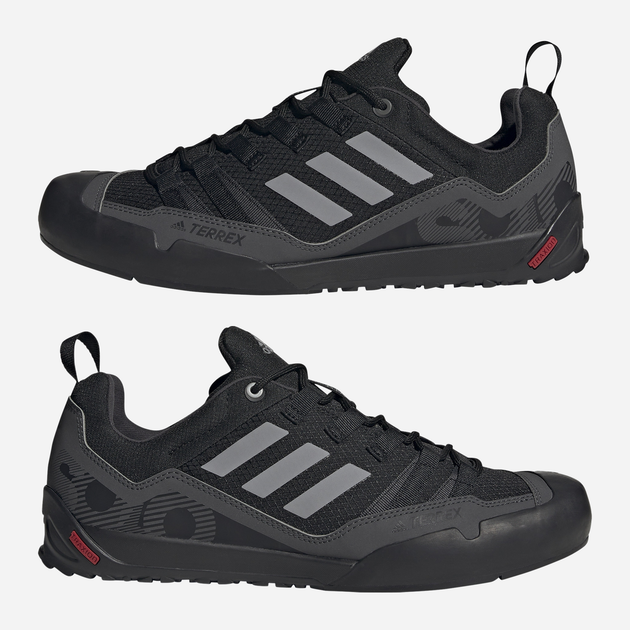 Чоловічі кросівки для туризму adidas Terrex Swift Solo 2 GZ0331 39.5 Чорні (4064055908946) - зображення 19