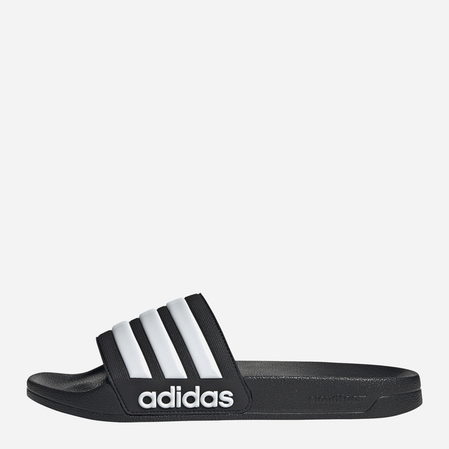 Klapki męskie basenowe Adidas Adilette Shower GZ5922 46 Czarne z białym (4065419341126) - obraz 3