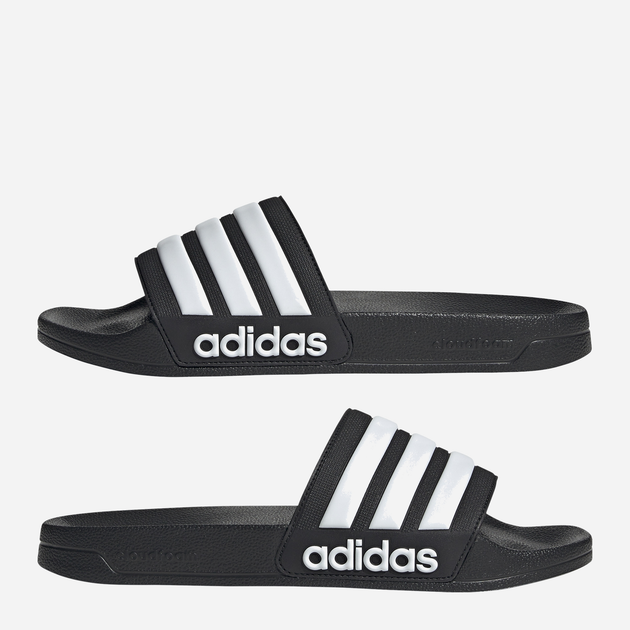 Klapki męskie basenowe Adidas Adilette Shower GZ5922 42 Czarne z białym (4065419341065) - obraz 19