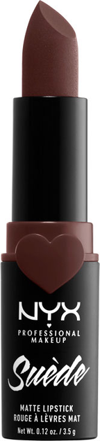 Szminka NYX Professional Makeup Suede Matte Lipstick 07 Cold Brew (800897170707) - obraz 2