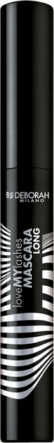 Tusz do rzęs Deborah Love My Lashes Long Wydłużający Czarny 11 ml (8009518252071) - obraz 1