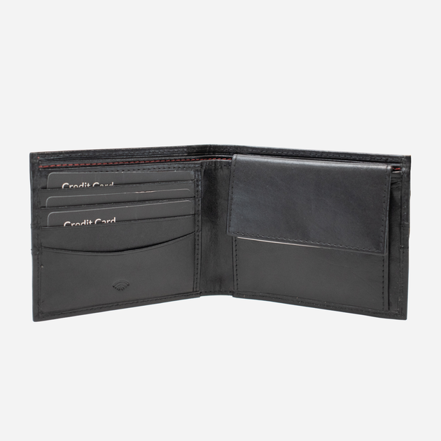 Portfel męski skórzany Semi Line P8265-0 Czarny (5903563826504) - obraz 3