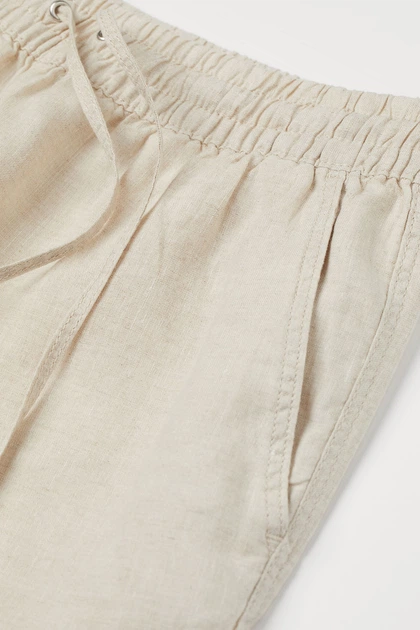 Брюки H&M XXL светло бежевый меланж 1512954891 - Фото 7 Брюки H&M XXL светло бежевый меланж 1512954891 - изображение 7