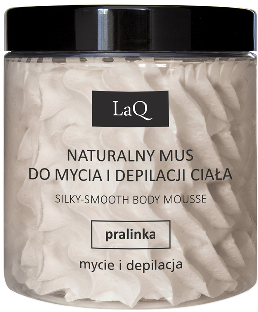 Mus do mycia i depilacji ciała LaQ Naturalny Pralinka 250 ml (5902730839026) - obraz 1