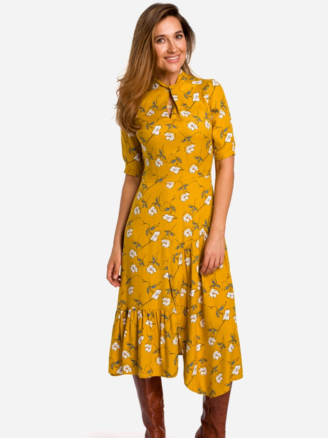 Сукня жіноча Stylove S177 2XL Жовта (5903068444760) - зображення 1