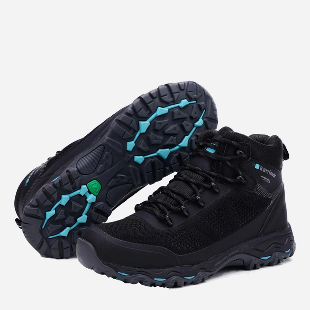 Жіночі черевики з мембраною Karrimor Staffa Ladies weathertite K1042-BKB 38 (5UK) 23.5 см Чорний/Синій (5017272999012) - зображення 7
