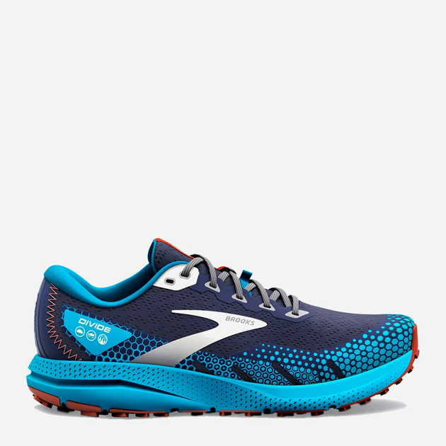 Чоловічі кросівки для бігу Brooks Divide 3 1103811D-490 (8.5US) 42 Блакитні (195394230710) - зображення 1