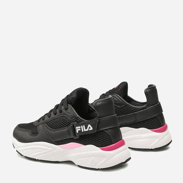 Buty sportowe damskie z siatką na platformie do kostki oddychające Fila 1010834-25Y 38 (7US) 23.5 cm Czarne (8719477275447) - obraz 4