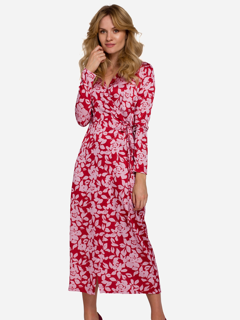Сукня жіноча Makover K083 S Рожева (5903068496097) - зображення 1