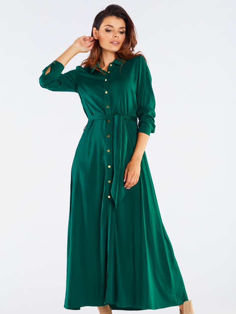Сукня жіноча Awama A451 S Зелена (5902360559561) - зображення 1