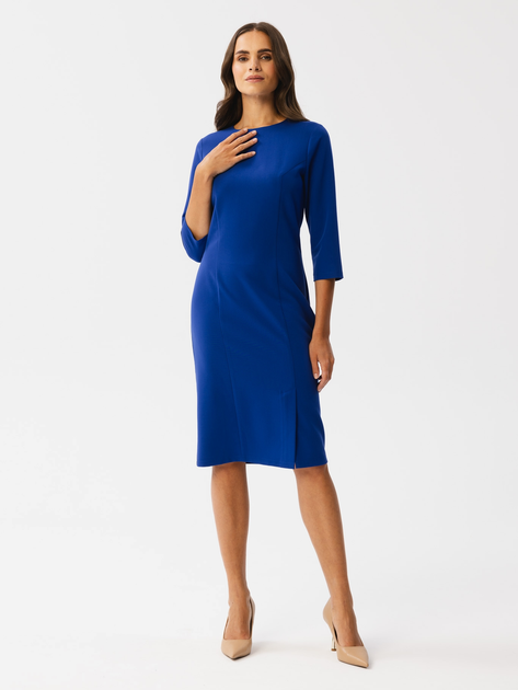 Sukienka ołówkowa damska Stylove S350 M Niebieska (5905563716328) - obraz 1