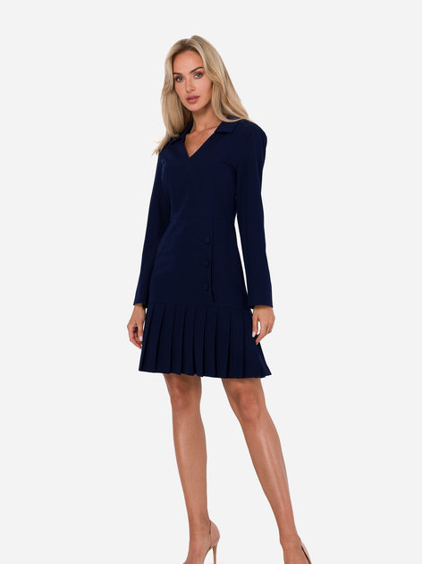 Сукня жіноча Made Of Emotion M752 S Темно-синя (5905563712702) - зображення 1