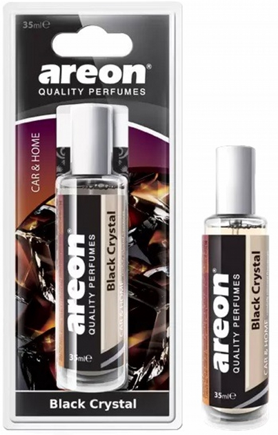 Парфуми для автомобіля Areon Perfume Чорний кристал 35 мл (3800034964234) - зображення 1