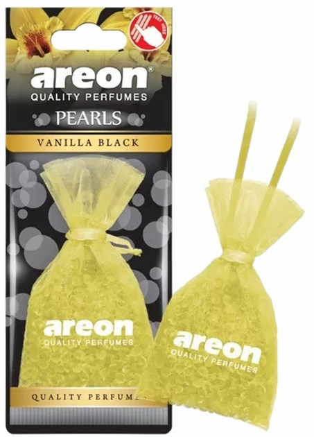 Освіжувач повітря у мішечку Areon Pearls Чорна ваніль (3800034974585) - зображення 1