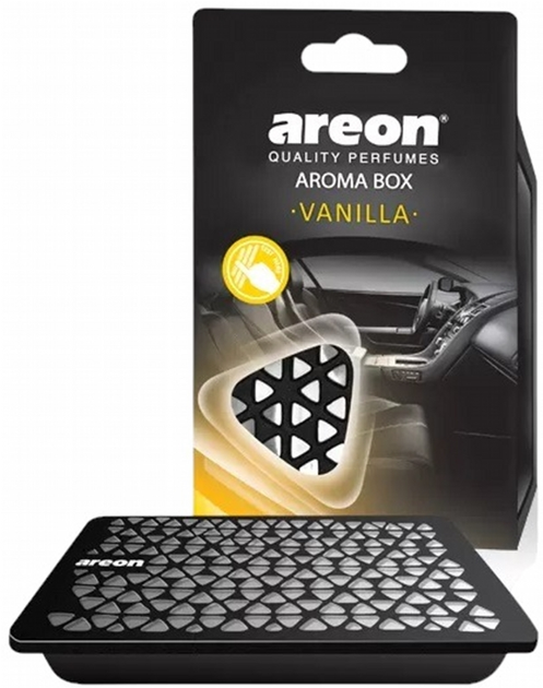 Zapach do samochodu Areon Aroma Box pod fotel Vanilla (3800034966573) - obraz 1