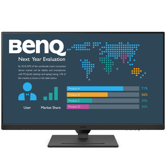 Монитор 31.5" BenQ BL3290QT IPS / 2K QHD / 75 Гц / 5 мс / колонки Black (9H.LLMLA.TPE) - изображение 4