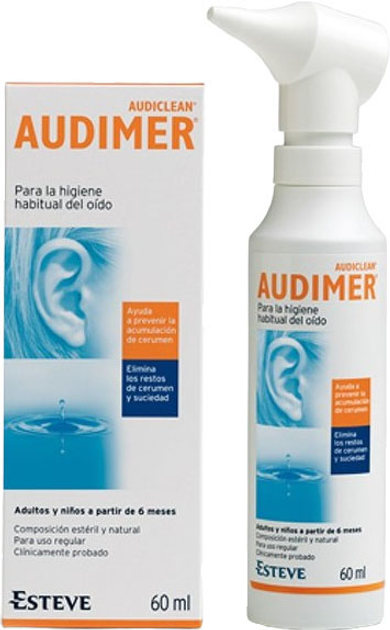 Spray do pielęgnacji przewodu słuchowego Esteve Audimer Clean Ears 60 ml (8470001513984) - obraz 1