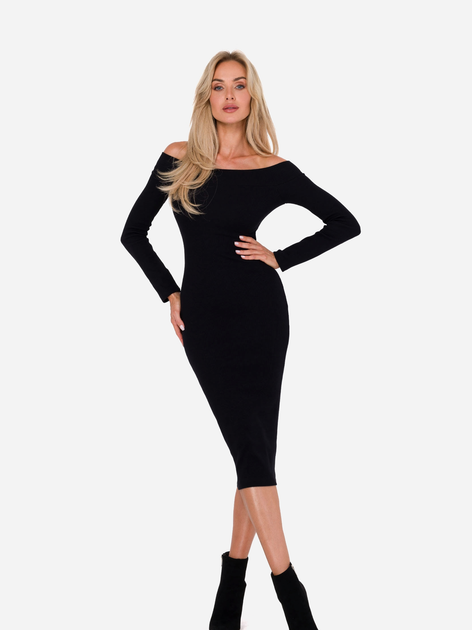 Sukienka damska Made Of Emotion M757 S/M Czarna (5905563713426) - obraz 3
