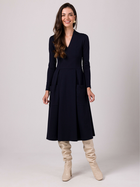 Сукня жіноча BeWear B266 XL Темно-синя (5905563717813) - зображення 1