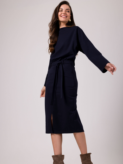 Плаття жіноче BeWear B269 XL Темно-синє (5905563718322) - зображення 3