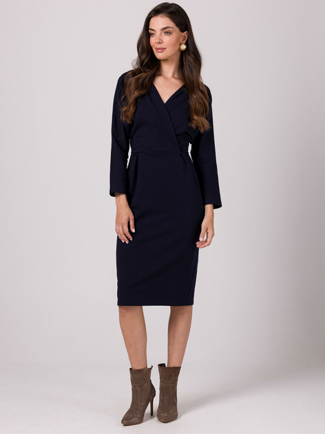 Сукня жіноча BeWear B271 S Темно-синя (5905563718674) - зображення 1