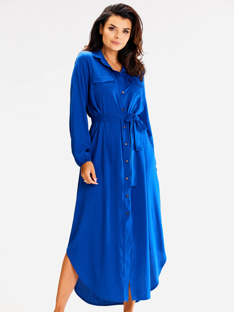 Сукня жіноча Awama A601 L/XL Синя (5902360582866) - зображення 1