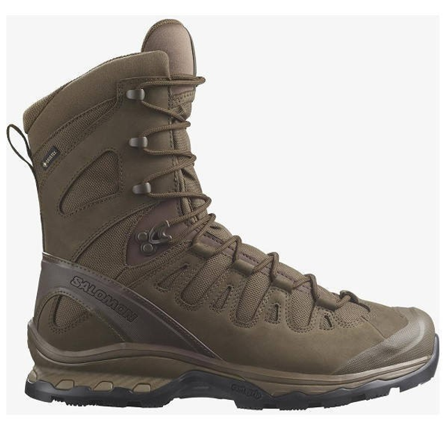 Мужские тактические зимние берцы Salomon Quest 4D Forces High GTX размер 43 27,5 см Dark Brown - изображение 2