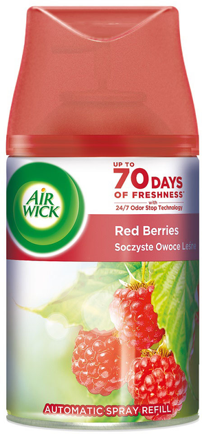 Wkład do automatycznego odświeżacza powietrza Air Wick Freshmatic Soczyste Owoce Leśne 250 ml (5900627055191) - obraz 1